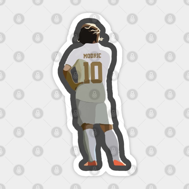 Real Madrid's Luka Modric Sticker by Webbed Toe Design's